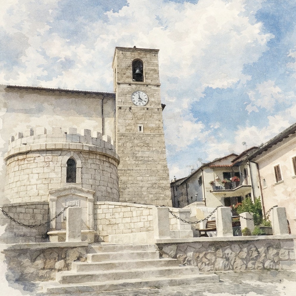 Church of Santa Maria Assunta, Opi, Italy